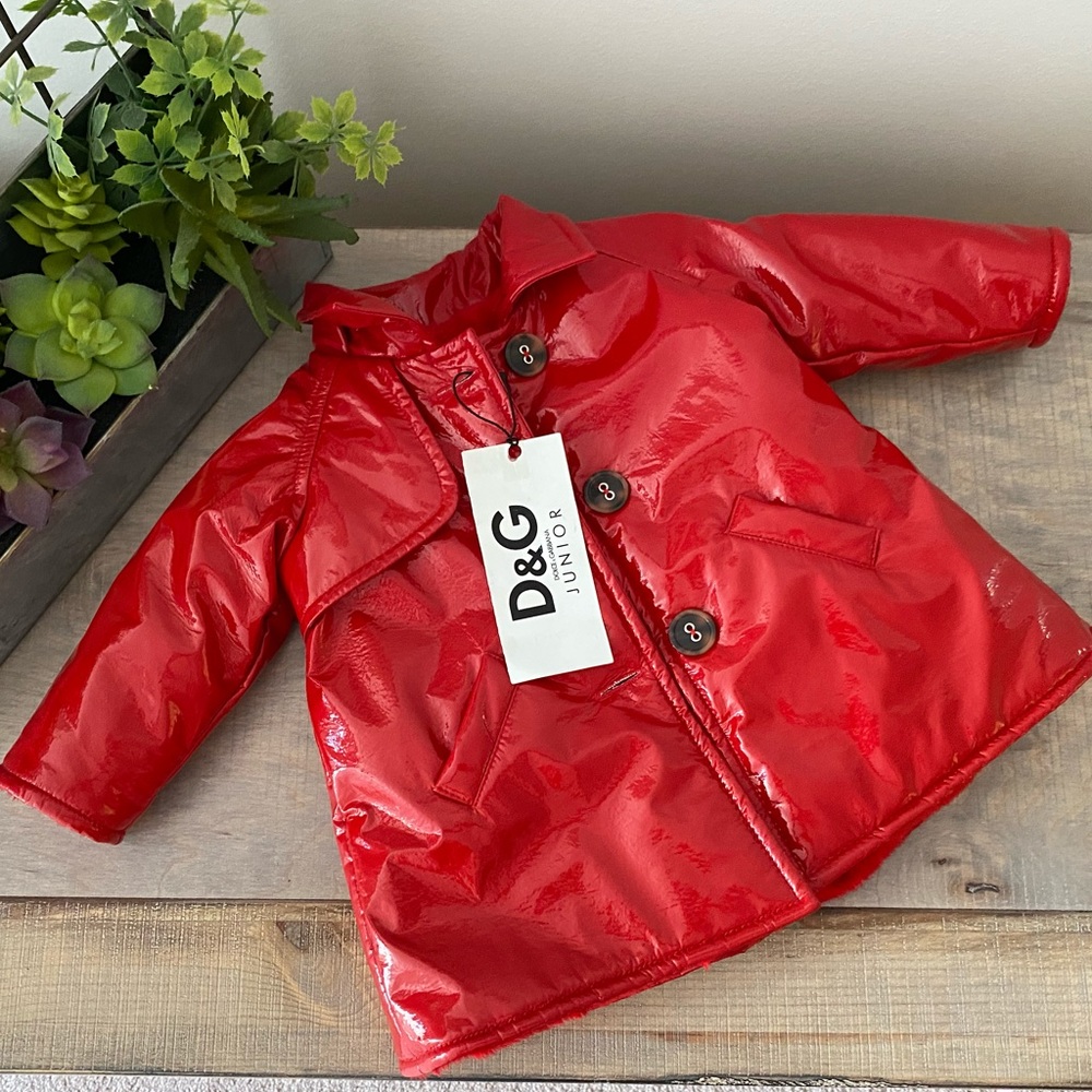NWT Dolce & Gabbana 3-6 month Red Jacket